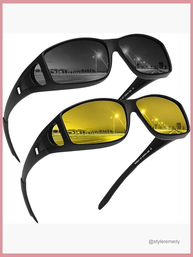 Fit Over Glasses Sunglasses Polarized Uv400 Protection Wrap Around